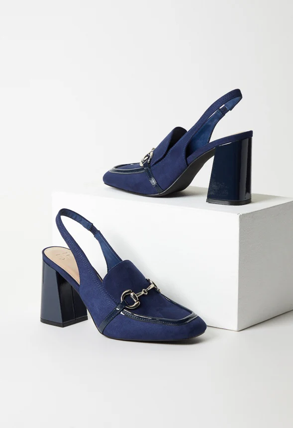 Elina Block Heeled Pump - Image 8