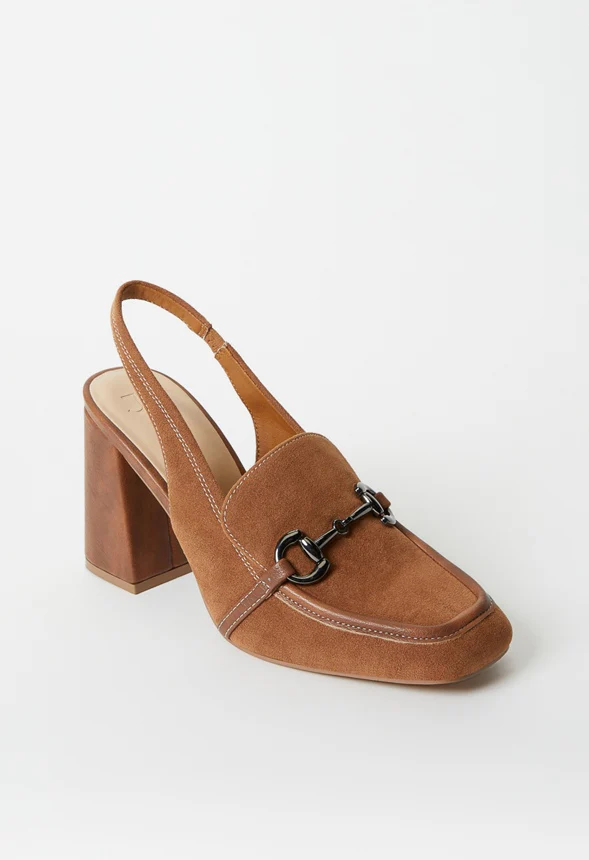 Elina Block Heeled Pump - Image 4