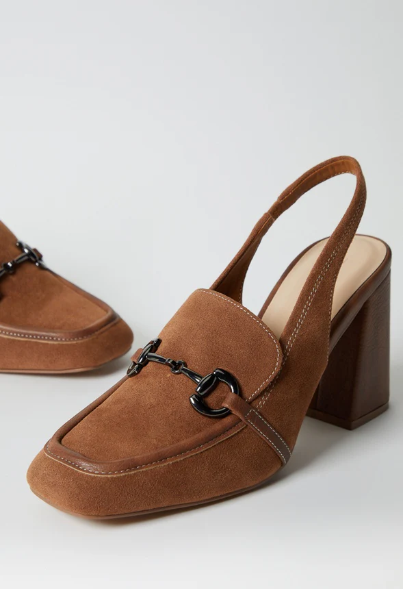 Elina Block Heeled Pump - Image 7
