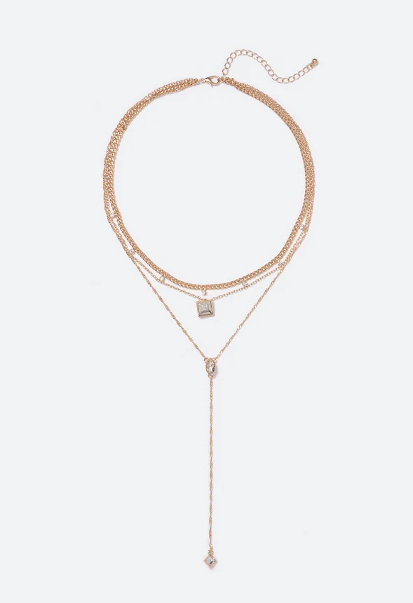 Elise Delicate Crystal Necklace - Image 2