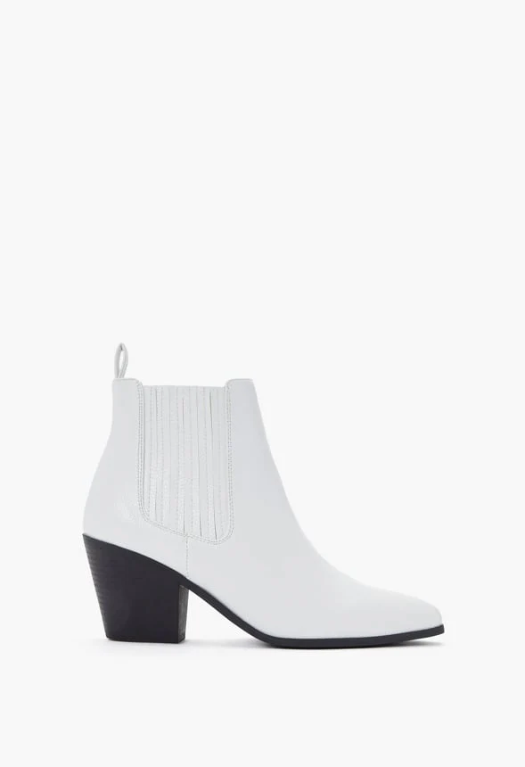 Elise Heeled Western Bootie - Image 2