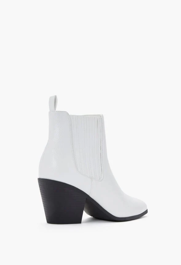 Elise Heeled Western Bootie - Image 3
