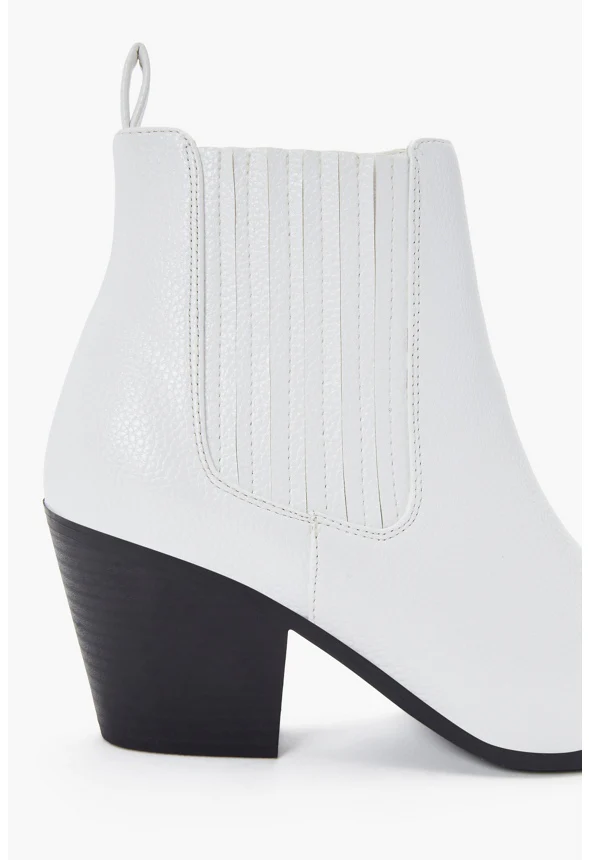 Elise Heeled Western Bootie - Image 4