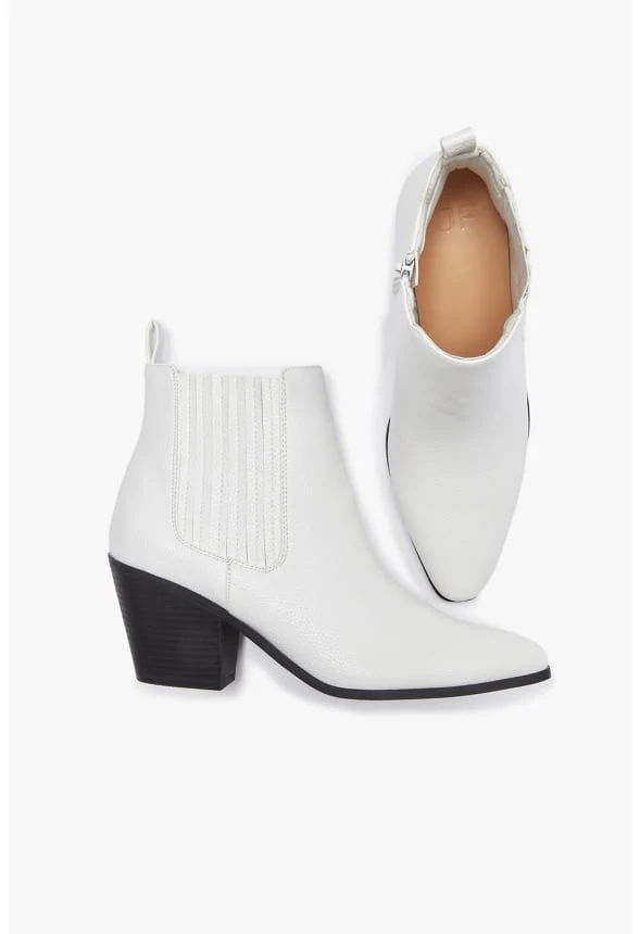 Elise Heeled Western Bootie - Image 6