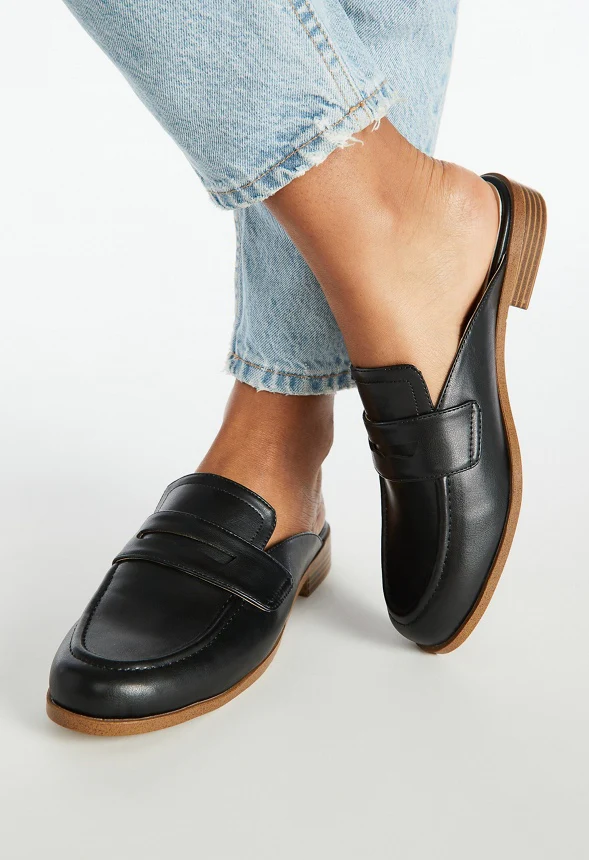 Ella Flat Mule Slide - Image 2