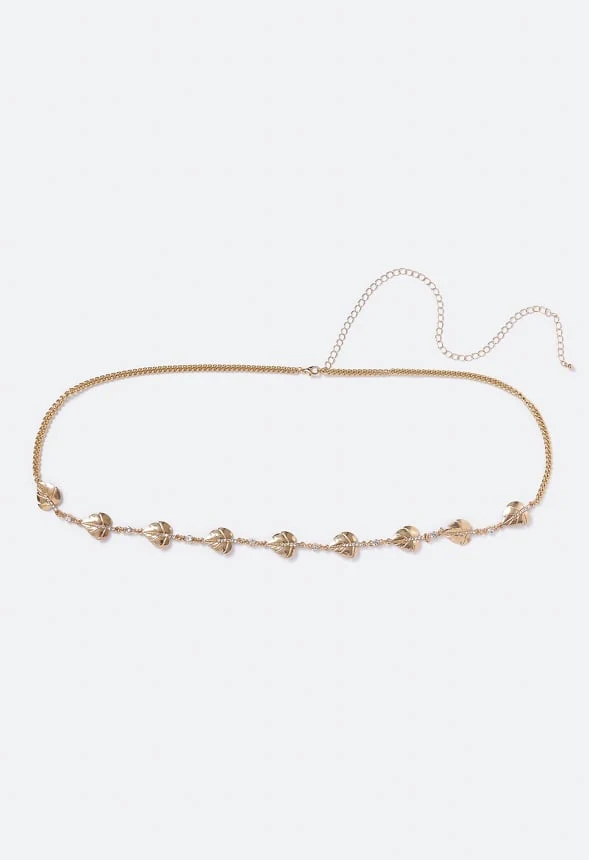 Elle Leaf Motif Belt - Image 2