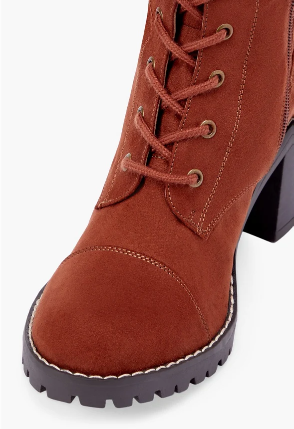 Emanuelle Lug Sole Lace-Up Boot - Image 4
