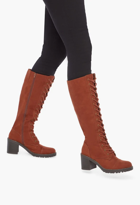 Emanuelle Lug Sole Lace-Up Boot - Image 5
