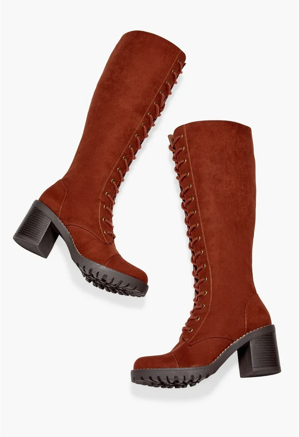 Emanuelle Lug Sole Lace-Up Boot - Image 6