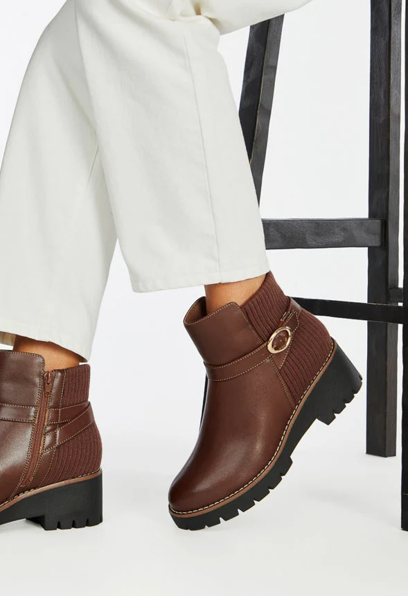 Ember Block Heeled Bootie - Image 2