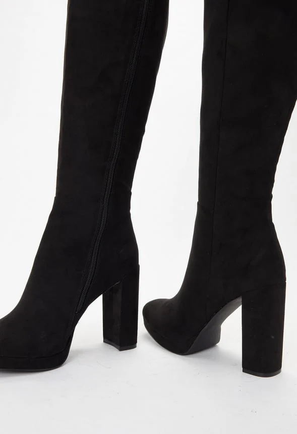 Emmaline Platform Heeled Boot - Image 5