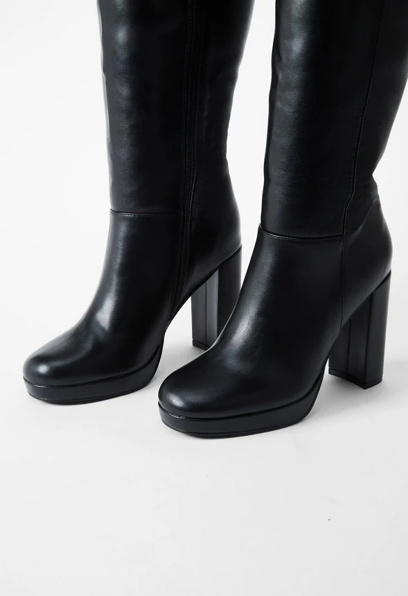 Emmaline Platform Heeled Boot - Image 5