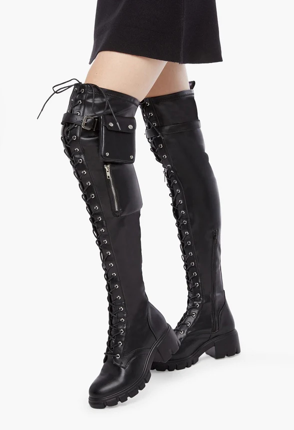 Emyr Buckle Tall Boot - Image 6