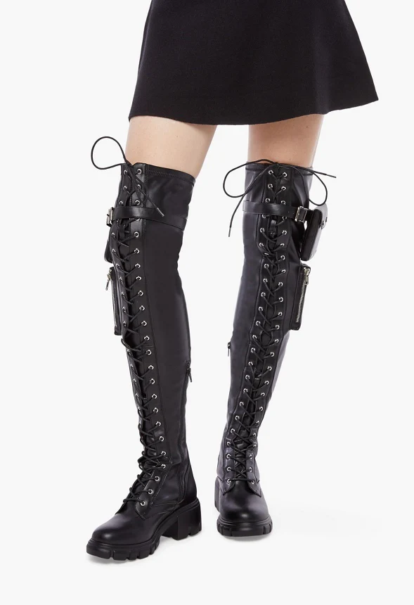 Emyr Buckle Tall Boot - Image 7