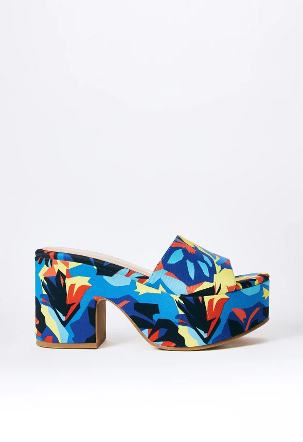 Esmie Block Heeled Platform Sandal - Image 3