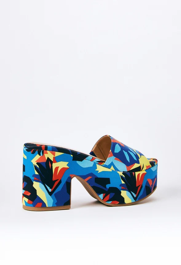 Esmie Block Heeled Platform Sandal - Image 4