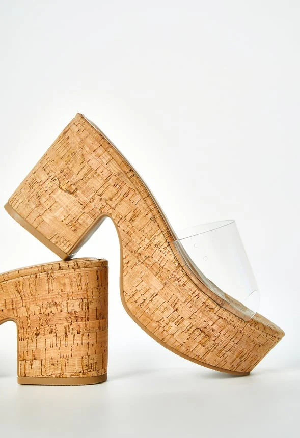 Esmie Block Heeled Platform Sandal - Image 6