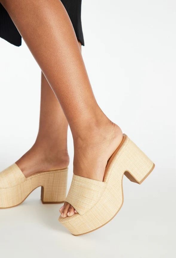 Esmie Block Heeled Platform Sandal - Image 6