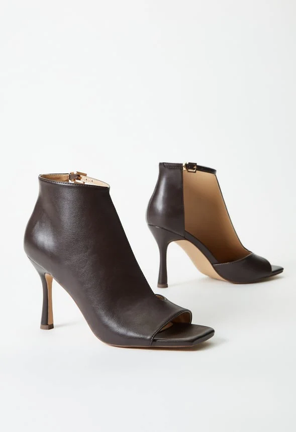 Evette Peep Toe Stiletto Bootie - Image 3