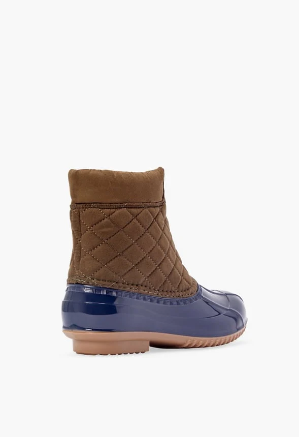 Evi Slip-On Quilted Duck Boot - Image 3