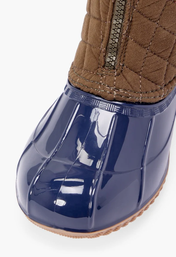 Evi Slip-On Quilted Duck Boot - Image 4