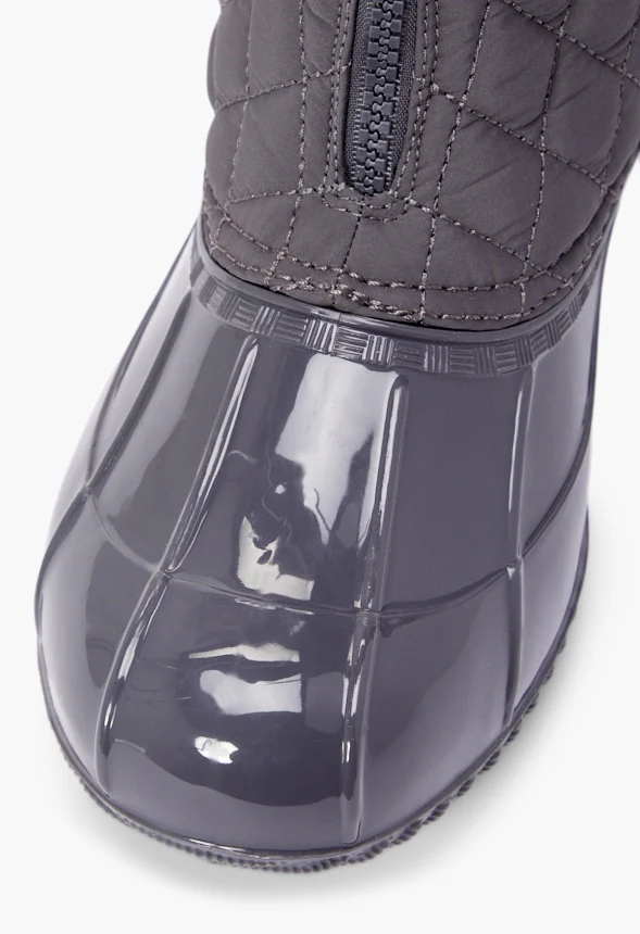 Evi Slip-On Quilted Duck Boot - Image 4