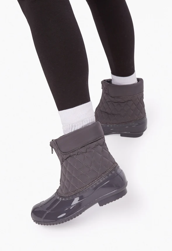 Evi Slip-On Quilted Duck Boot - Image 5