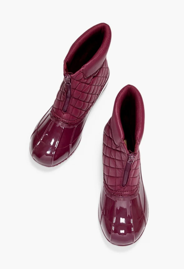 Evi Slip-On Quilted Duck Boot - Image 4