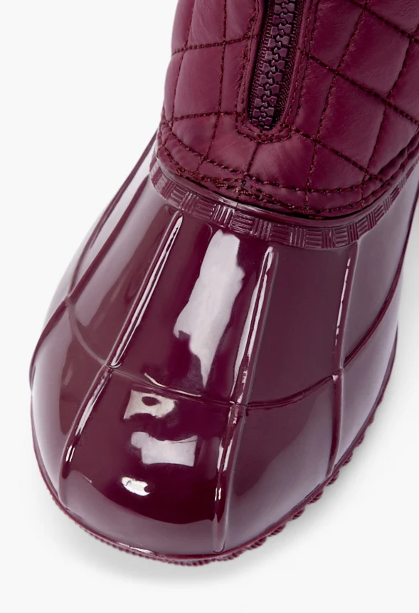 Evi Slip-On Quilted Duck Boot - Image 5