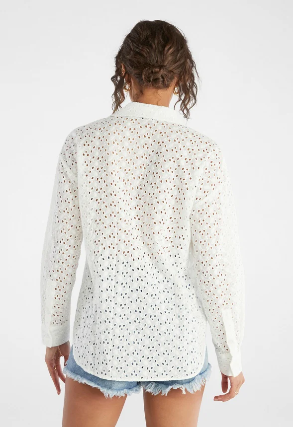 Eyelet Dobby Men's Shirt - Image 2