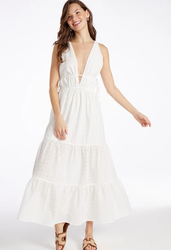 Eyelet Maxi Dress - Image 5
