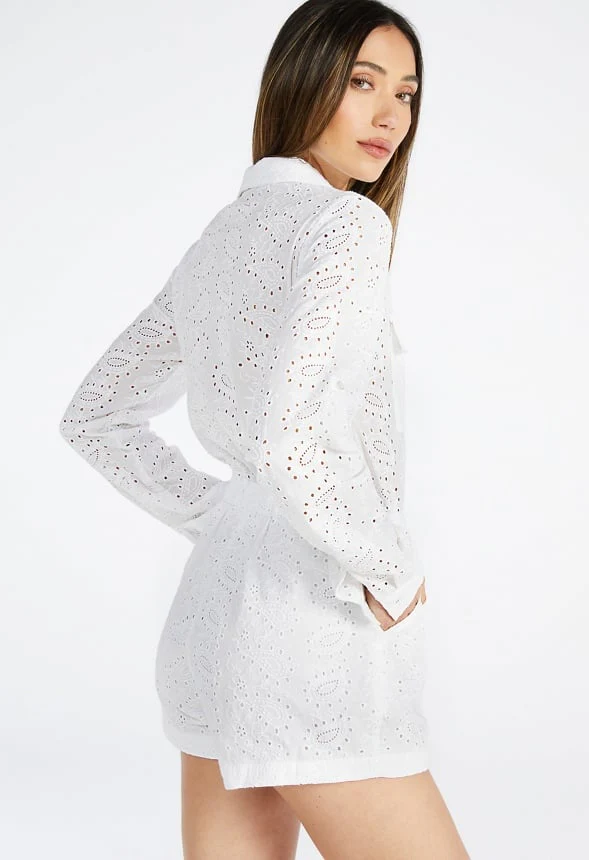 Eyelet Romper - Image 2