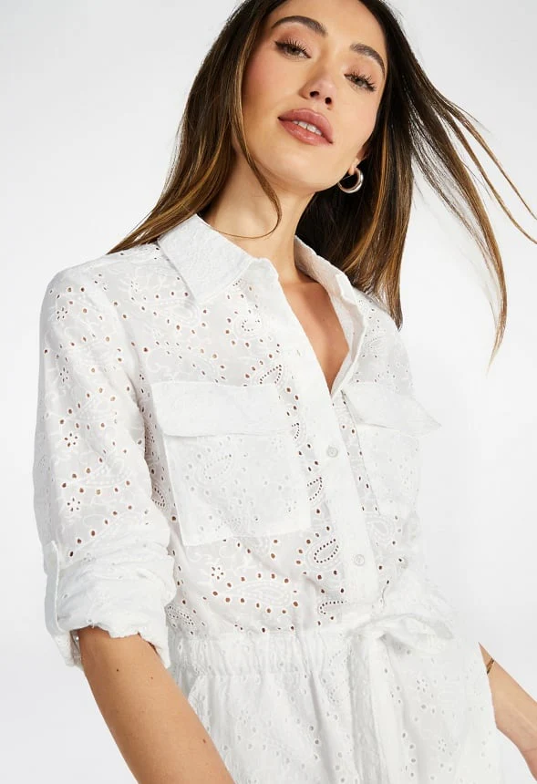 Eyelet Romper - Image 3