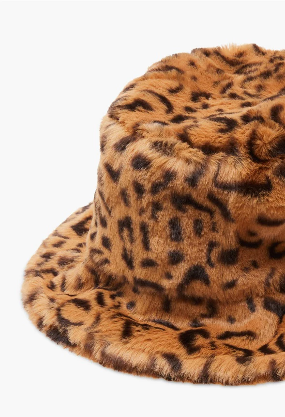 Faux Fur Bucket Hat - Image 2