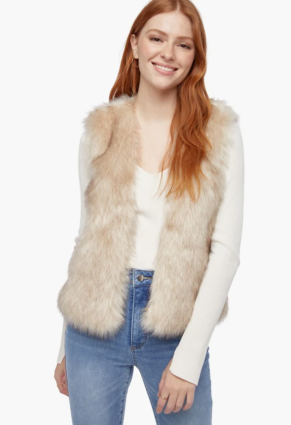 Faux Fur Gilet - Image 5