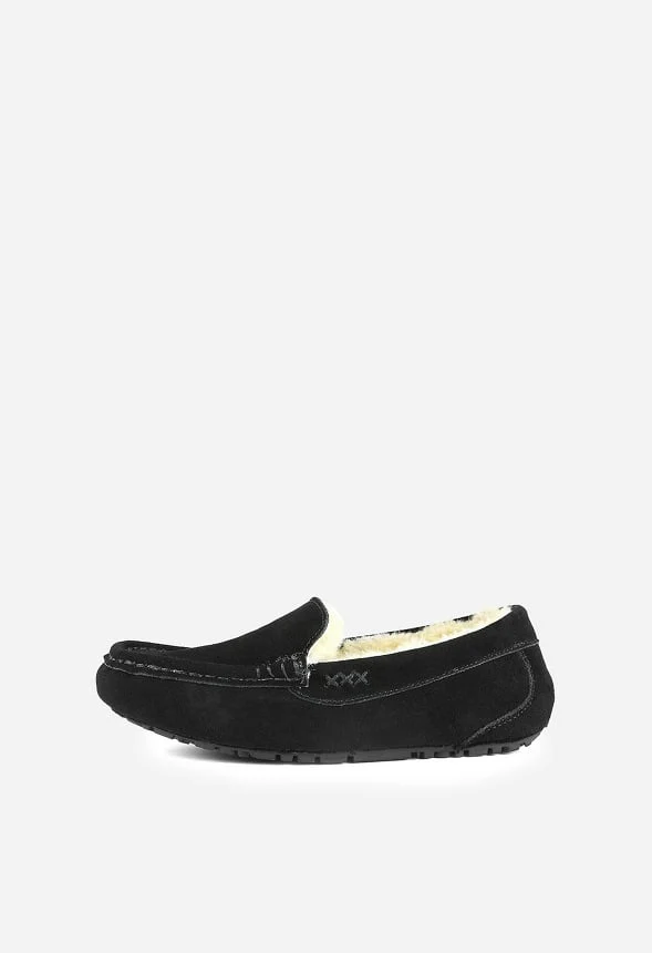 Faux Fur Moccasin Slippers - Image 3