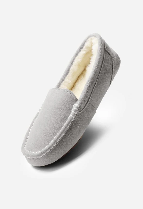 Faux Fur Moccasin Slippers - Image 5