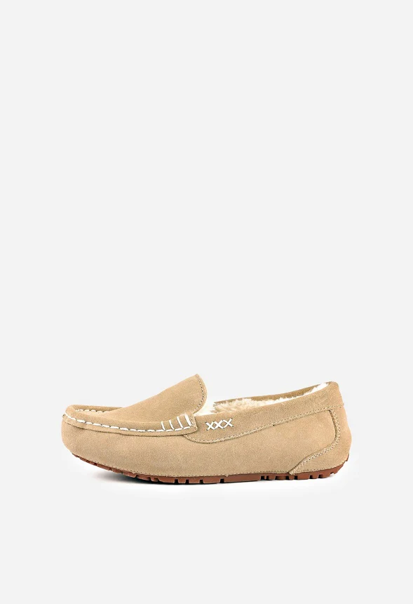 Faux Fur Moccasin Slippers - Image 3