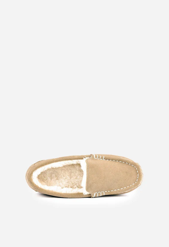 Faux Fur Moccasin Slippers - Image 4