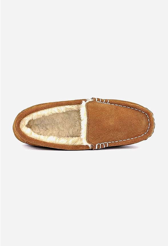 Faux Fur Moccasin Slippers - Image 4