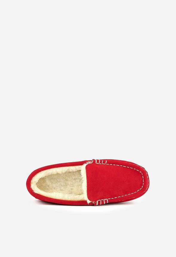 Faux Fur Moccasin Slippers - Image 3