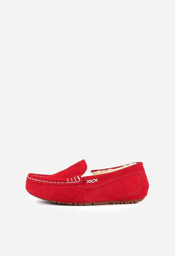 Faux Fur Moccasin Slippers - Image 4