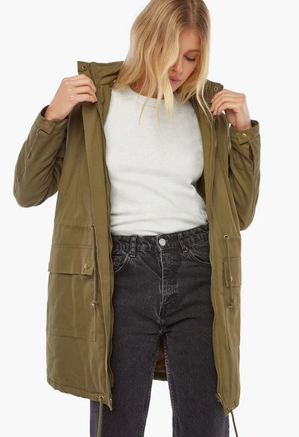 Faux Fur Parka Jacket - Image 2
