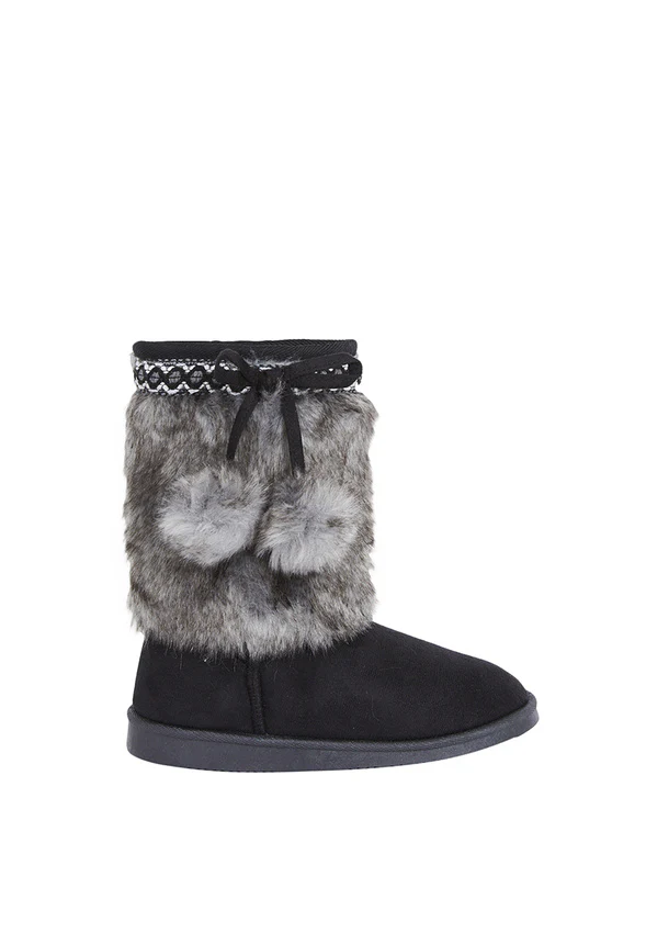 Pom Pom Fur Fuzzy Boot - Image 4