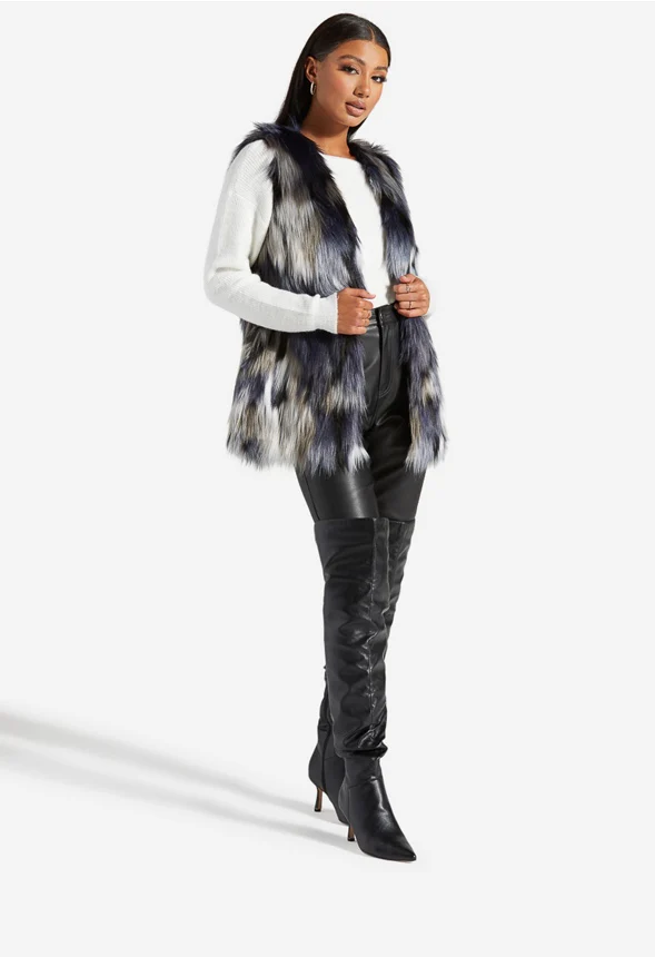 Faux Fur Vest - Image 4
