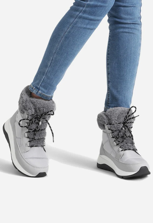 Faux Fur Winter Ankle Boot - Image 2