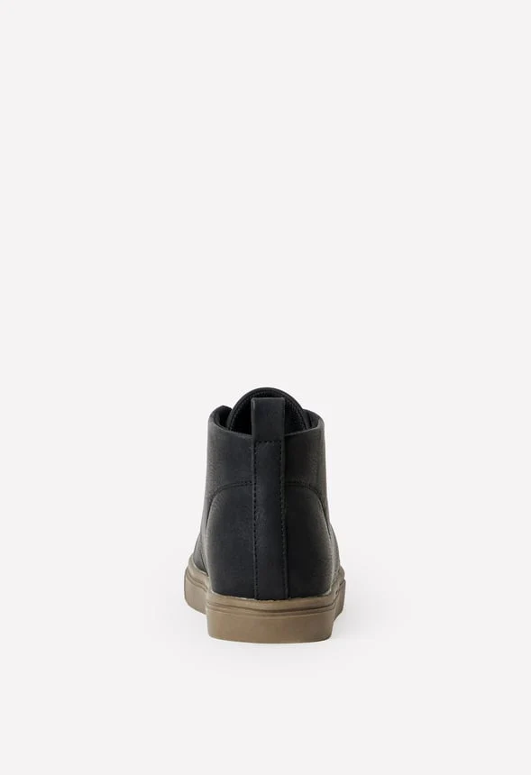 Faux Leather High Top Sneaker - Image 5