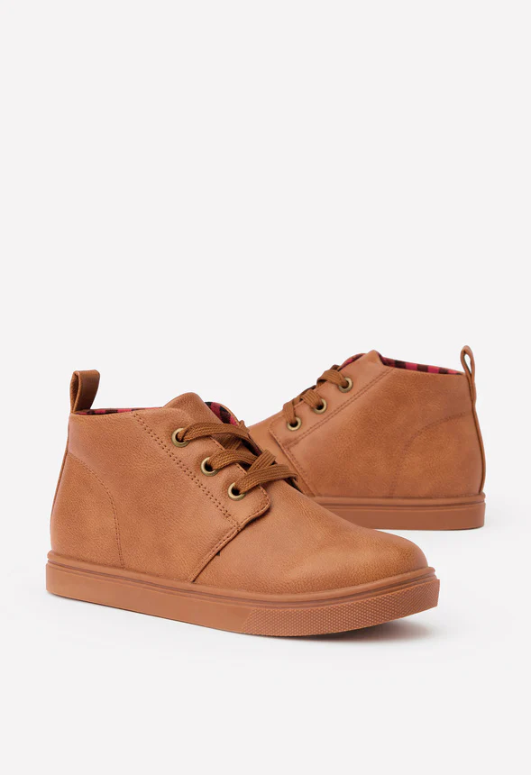 Faux Leather High Top Sneaker - Image 3