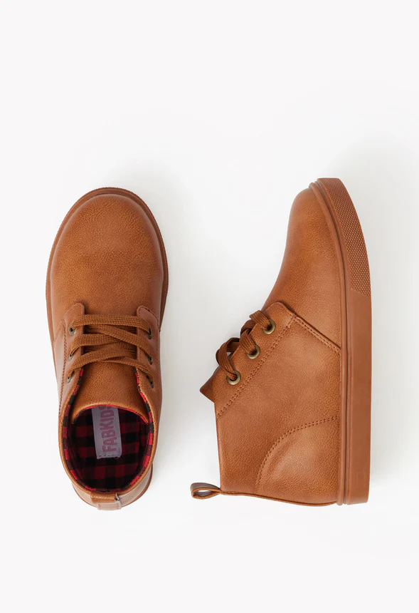 Faux Leather High Top Sneaker - Image 4