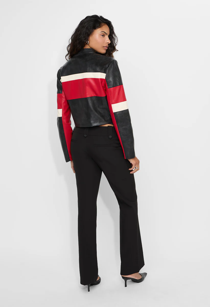 Faux Leather Jacket - Image 5
